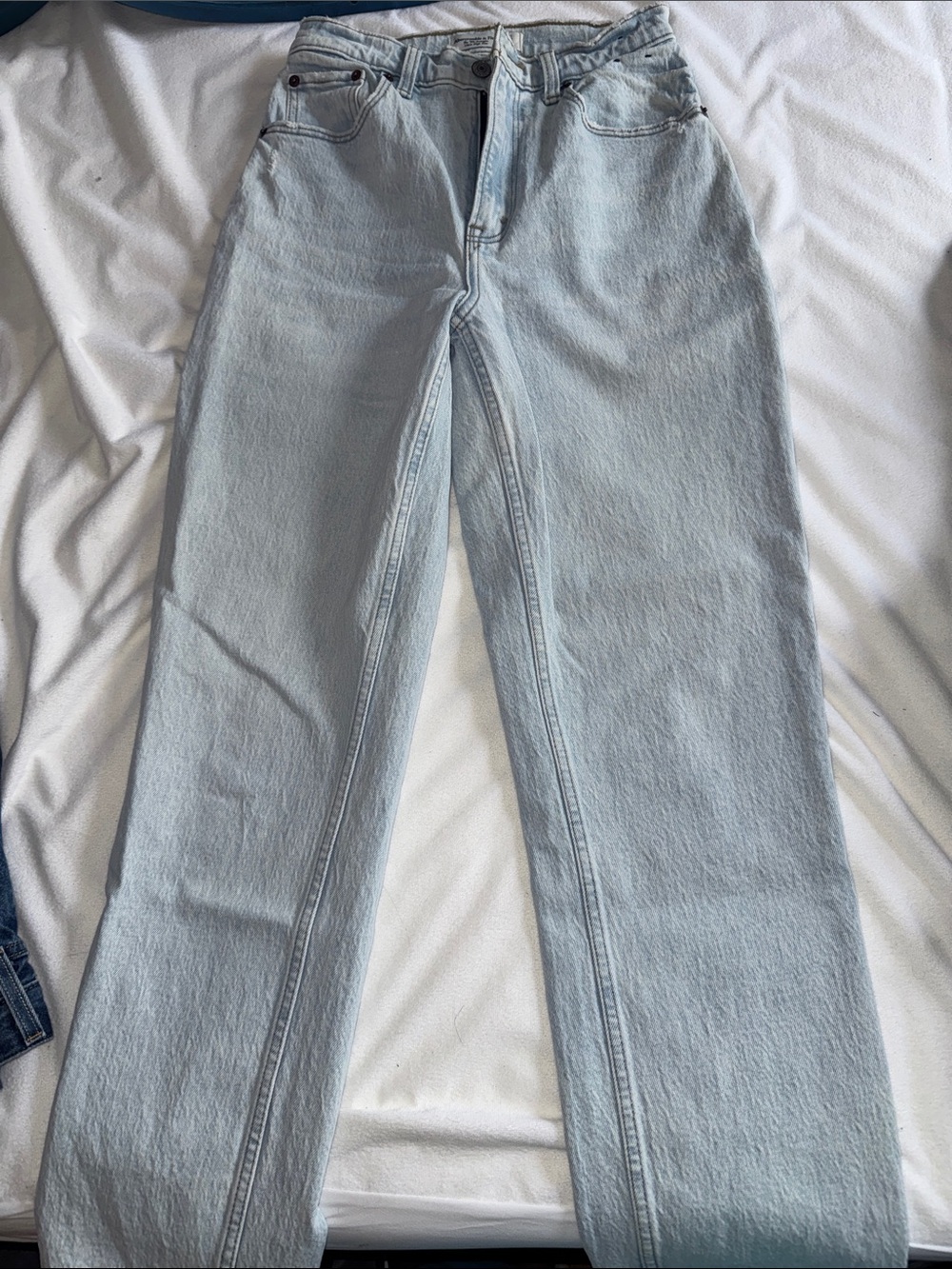 Abercrombie & Fitch Light Blue Straight Leg Jeans